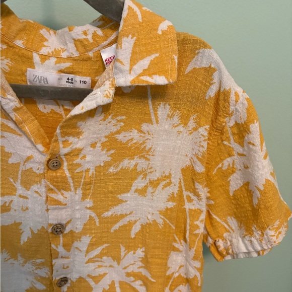 Zara Palm Tree Shirt - Picture 2 of 7